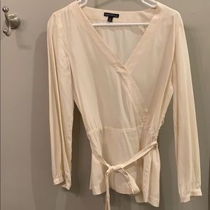 J. Crew Off-white blouse